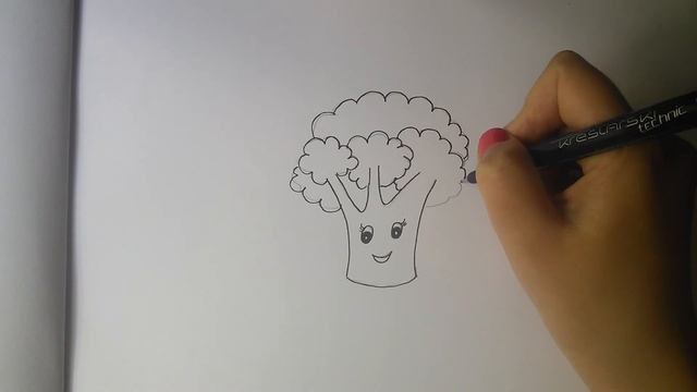 Как нарисовать цветную капусту смотреть онлайн