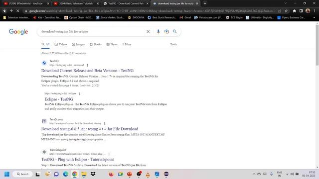 L2_Download & Installation of TestNg framework || Selenium automation || Java Programing