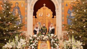 «Посетил ны есть свыше Спас наш...» . Исполняет трио Свято - Троицкого собора в Париже.