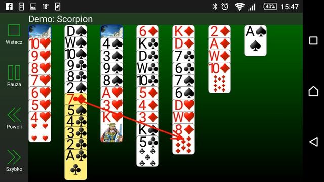 Solitaire - scorpion with explain смотреть онлайн