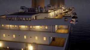 Titanic sinks in REAL TIM 2 HOURS 40 MINUTES | Титаник тонет в реальном времени.