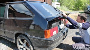 Ваз 2113 Установка Спойлера.