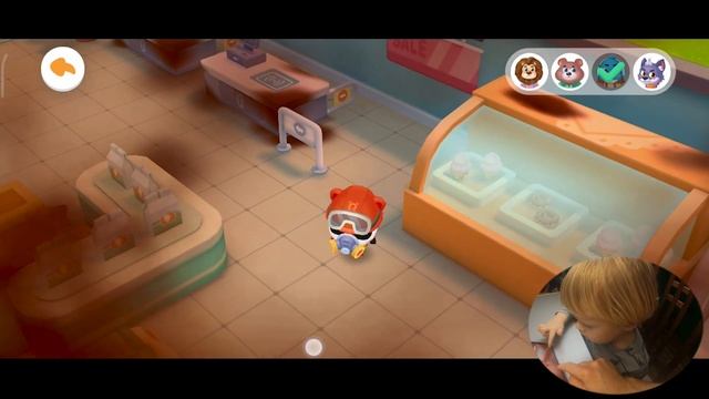 Марк спасает зверюшек из горящего здания/ИГРА в пожарника смотреть онлайн