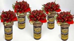 Взяла банку пива, колбасу и сделала оригинальный презент подарок мужчине на 23 февраля