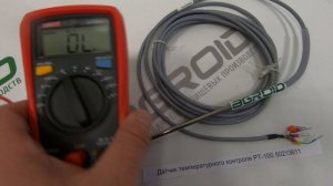Датчик температуры PT-100 для печи Revent. Датчик температурного контроля РТ-100 50213611