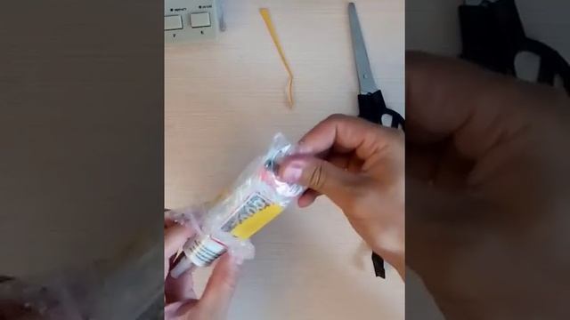 Распаковка мелкого пакета Алиэкспресс - силиконовый клей В 7000