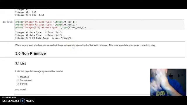 Python Data Structure Overview (Quick Sample)