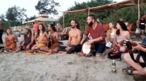 Арамболь, ГОА, Индия / Как провести время заката на пляже Арамболя Мандрема / Песни под гитару