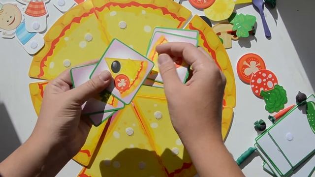ИГРА НАСТОЛЬНАЯ РАЗВИВАЮЩАЯ "ПИЦЦА" игра умные липучки пицца, липучки пиццы смотреть онлайн