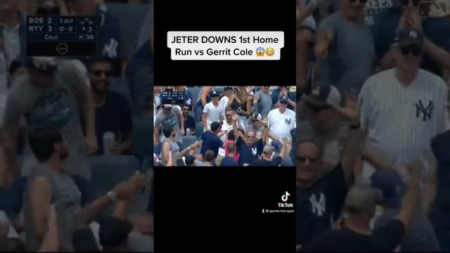 Rookie Jeter Downs 1st Career Home Run Against Gerrit Cole in the Bronx😳 #baseball #highlight