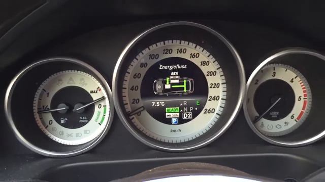 Hybrid driving Mercedes E 300 bluetec Hybrid fahren/driving E Class Hybrid