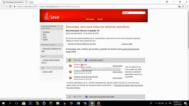 COMO DESCARGAR JAVA PARA MINECRAFT (32 O 64 BITS ÚLTIMA VERSIÓN) 2018 смотреть онлайн