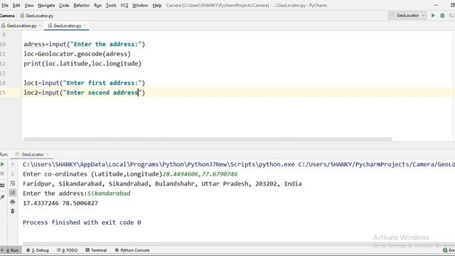 How to get location from GPS Coordinate & Vice Versa. Measure distance b/w two locations. GEOPY смотреть онлайн