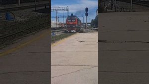 ТЭП70БС-274 (ТЧЭ-14 Ульяновск) маневрирует по станции Ульяновск-центральный