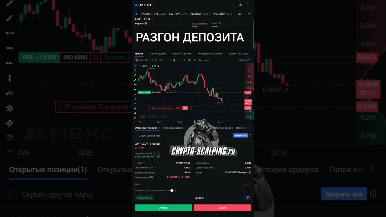 GMT Разгон депозита