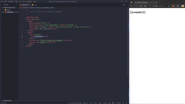 Vue.js 3.0:  Data and Template ? S1E2