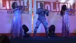 Шоу на выставку - скрипичное шоу трио электроскрипок "Галактика". Sun Town. Солнечный Город