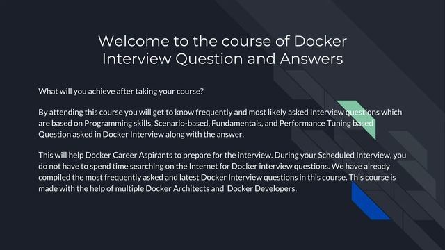 Docker(100+ FAQ) Interview Question and Answers смотреть онлайн
