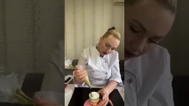 ☘️??Подснежники из белково заварного крема БЗК?? flower piping ??от Елены Поповой elenapo11