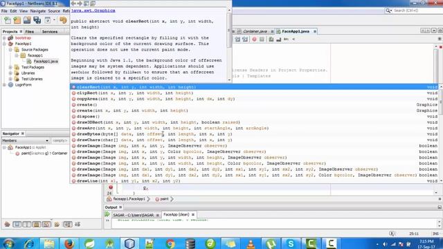 Applet - Java Program with Animation Face Drawing || Sam's Tutorial смотреть онлайн
