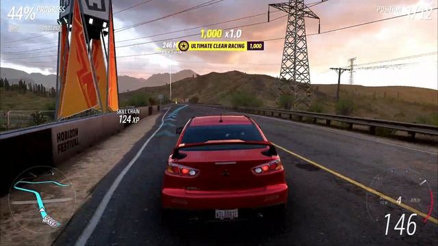 FORZA HORIZON 5 GAMEPLAY Mitsubishi Lancer Evolution X GSR - Dirt Racing Desierto Trail Event смотреть онлайн