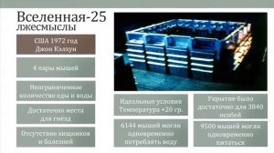 Ефимов В.А. "Вселенная 25 - адский рай для мышей"