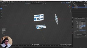Моделирование авто в Blender 3D. AUDI E-Tron GT 2022. Референсы и настройка чертежа