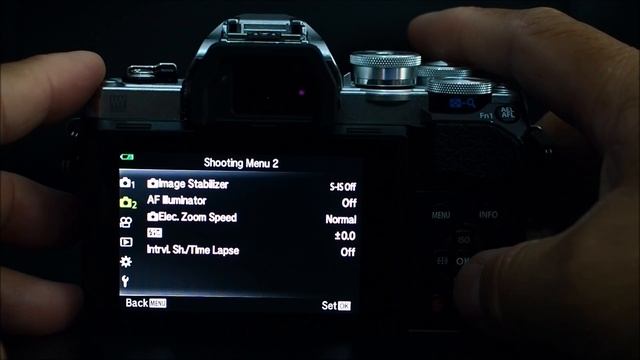Olympus OMD EM10 mark III  menu walkthrough смотреть онлайн