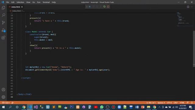 JavaScript Classes | JavaScript Classe Intro | JavaScript Class Inheritance |Javascript Class Stati
