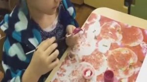 Поделка в старшей группе "Букетик для мамочки"