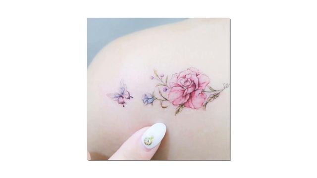 50 Beautiful Rose Flowers Tattoo Design ideas смотреть онлайн