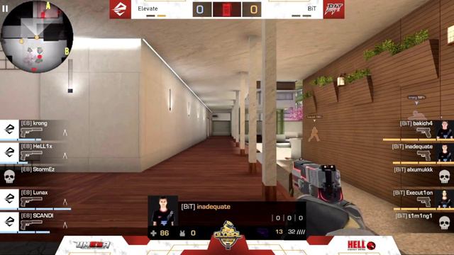 BIT vs Elevate - GLOBAL PRO LEAGUE STANDOFF 2 смотреть онлайн