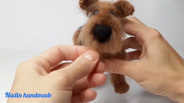 Собачка крючком. Эрдельтерьер #вязанаясобачка #собачкакрючком смотреть онлайн