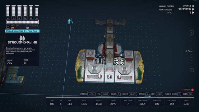 Starfield Bounty Hunter Ship Build - The Mjölnir - B-Class