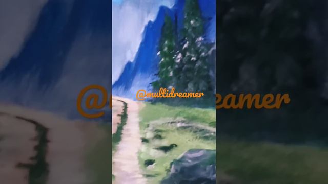 mountain drawing.#youtube #trending #easy #viral #multi dreamer.