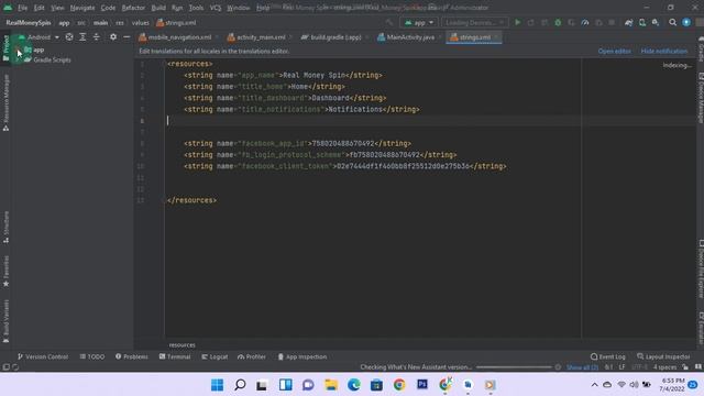 Replace google service json file in Android Studio Project