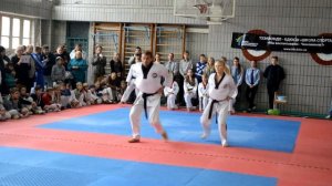 Демонстрация Тхэквондо на открытии соревнований