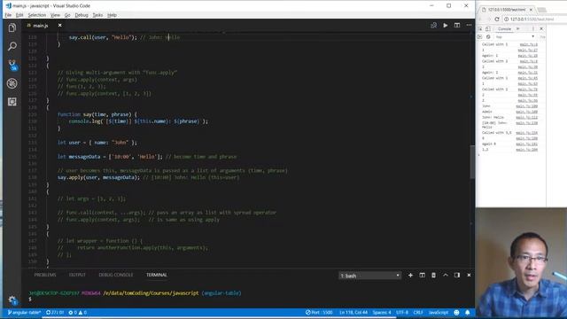 Modern Javascript Advanced working with functions 9 Decorators and forwarding, callapply