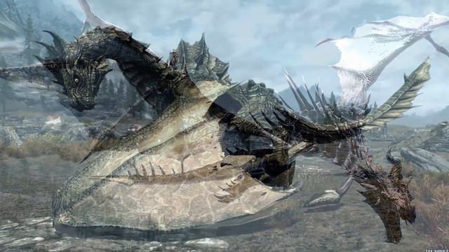 КТО СИЛЬНЕЕ: Алдуин VS Дракон-Нежить | Skyrim | Готика 2 | DAMIANoNE