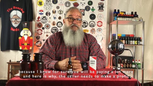 The Bearded Dude, Hawkins & Brimble beard oil Review