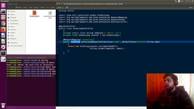 [Java] Creating a Spring Java API (Walking Through Their Tutorial)