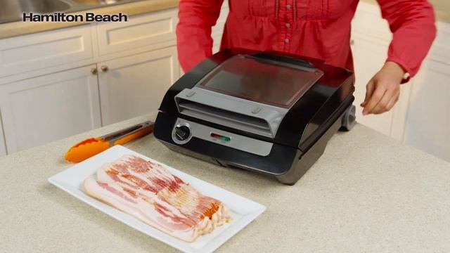 Indoor Grills | Hamilton Beach® | 3-in-1 MultiGrill™ (25600) смотреть онлайн