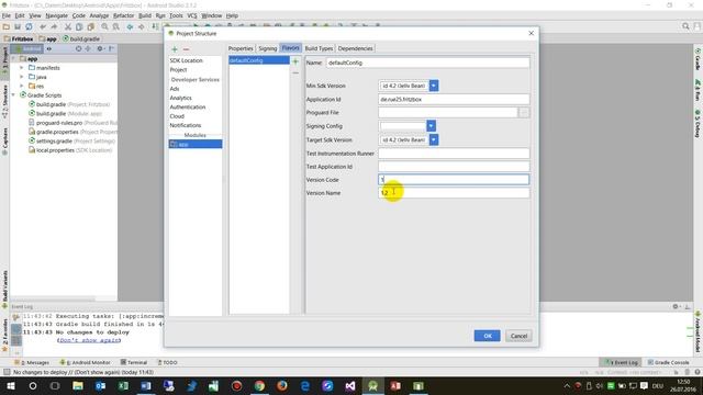 Android Studio #11: How to Change App Project Version in Android Studio смотреть онлайн