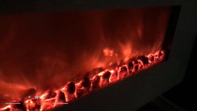Видео обзор Настенный Электрический камин Genius 100 Белый камин Гранд Камин