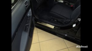 Накладки на пороги для Mitsubishi Lancer X
