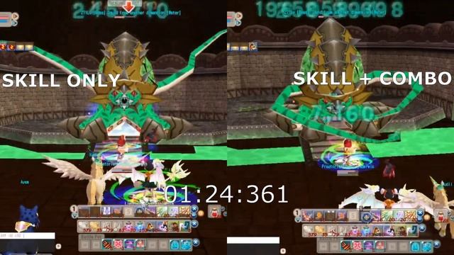 GUNNER TIME ATTACK COMPARISON SKILL AND SKILL+COMBO SQUID SHM [Seal Online Blade of Destiny] смотреть онлайн