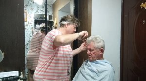 Домашняя парикмахерская.