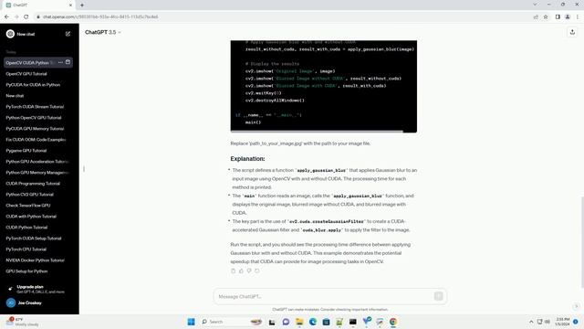 opencv use cuda python