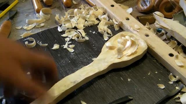 Деревянная ложка #2 || wooden spoon #2 || Ложка из дерева