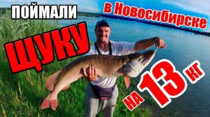 Рыбалка в Новосибирске. Поймали трофейную щуку, 13 кг!!!